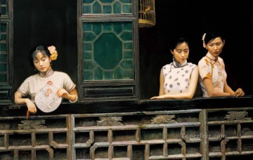 エロティカ中国のチェン・イーフェイの女の子 Oil Paintings